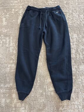 Hollister Black Drawstring Fleece Joggers